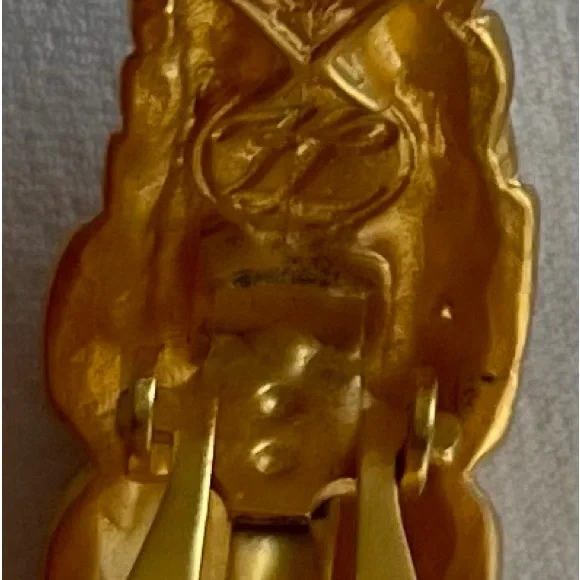 Vintage Karl Lagerfeld Clip on Earrings - Picture 13 of 16